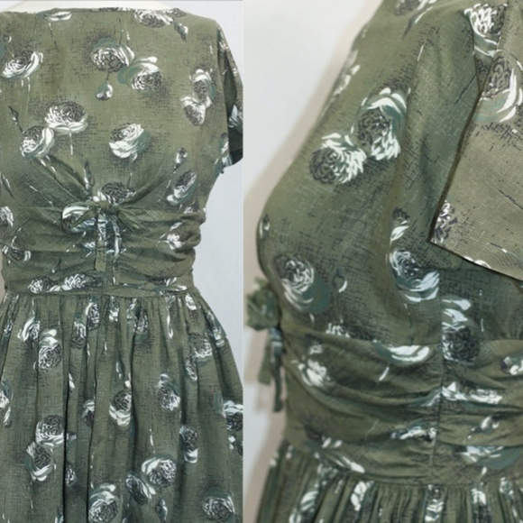 Green Floral Dress - Picture 2 of 10